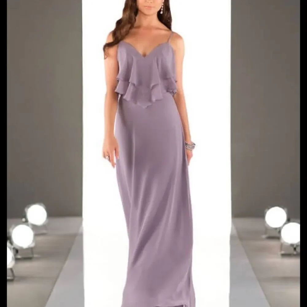 Sorella Vita Boho Style 8796 Dusty Lavender Dress Sz 8